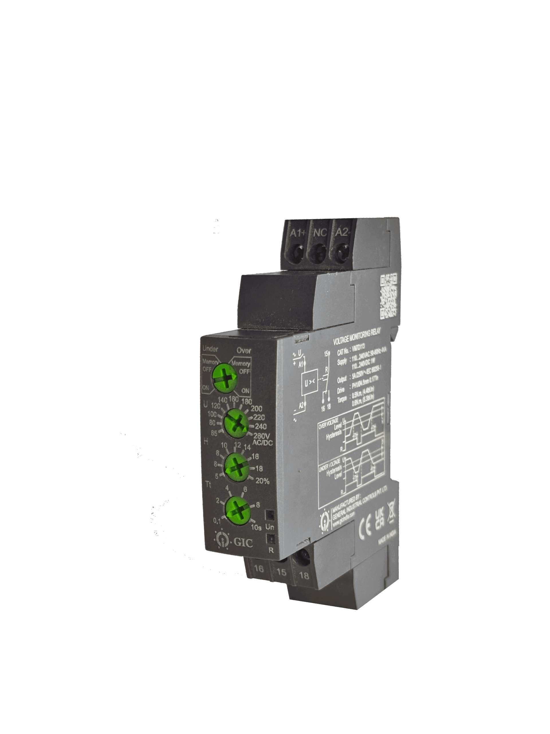 Single Phase Voltage Monitoring Relay | GIC India